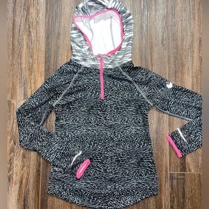 Nike girls quarter zip hoodie